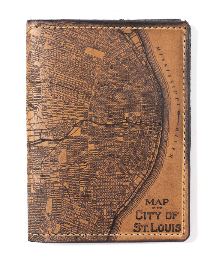 St. Louis Map Passport Wallet