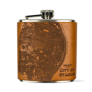 St. Louis Map Flask