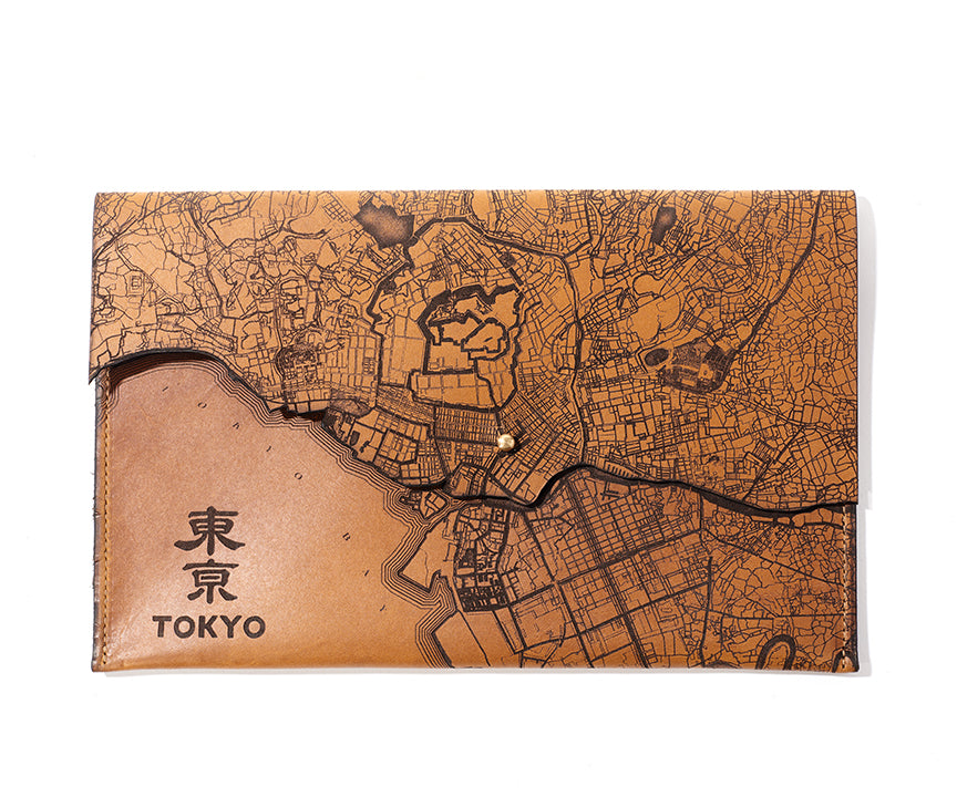 Tokyo Map Clutch