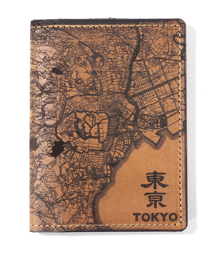Tokyo Map Passport Wallet