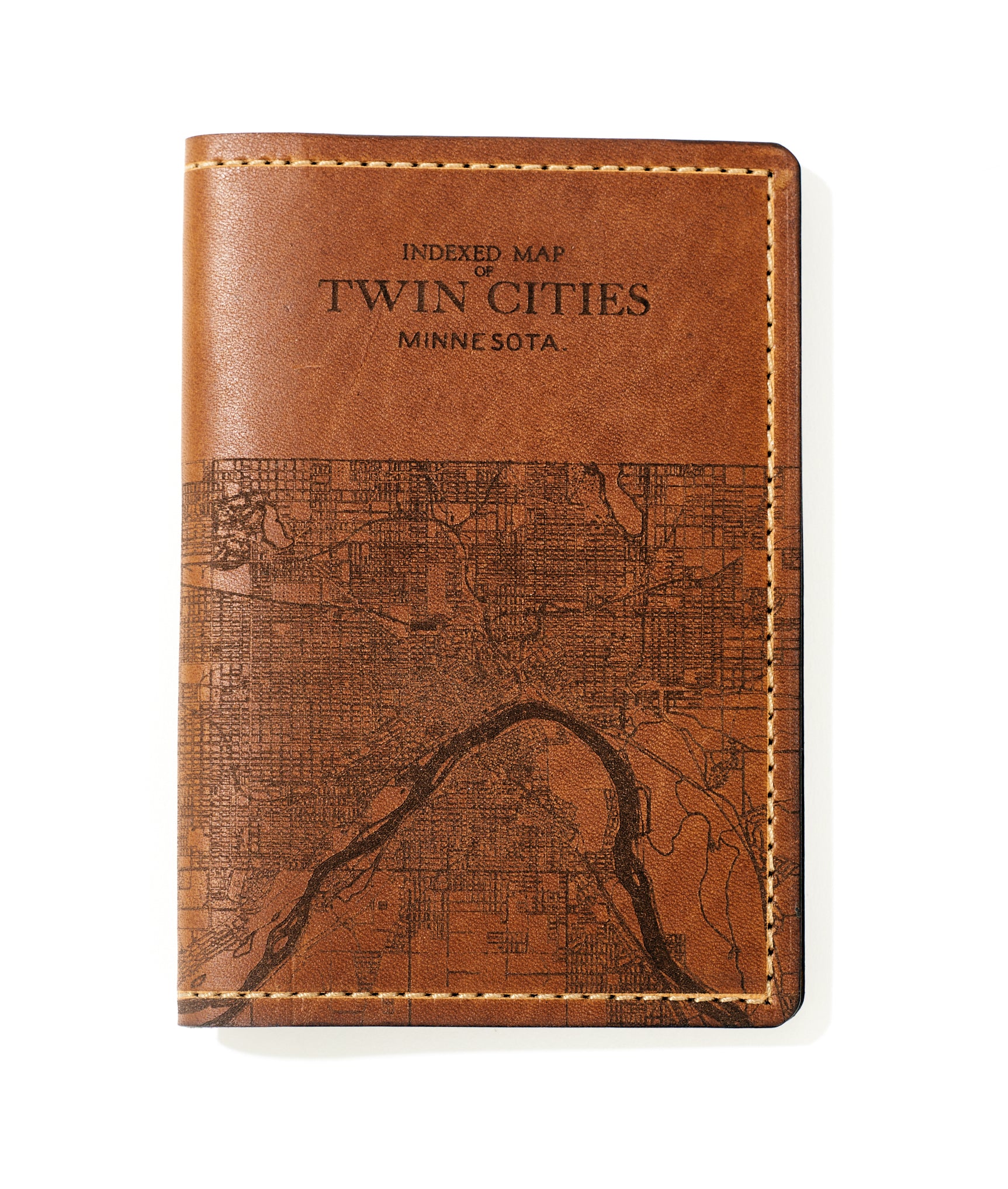 Twin Cities Map Passport Wallet