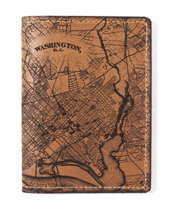 Washington DC Map Passport Wallet