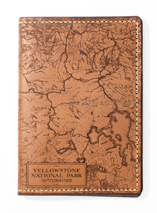 Yellowstone National Park Map Passport Wallet