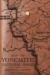 Yosemite National Park Map Journal