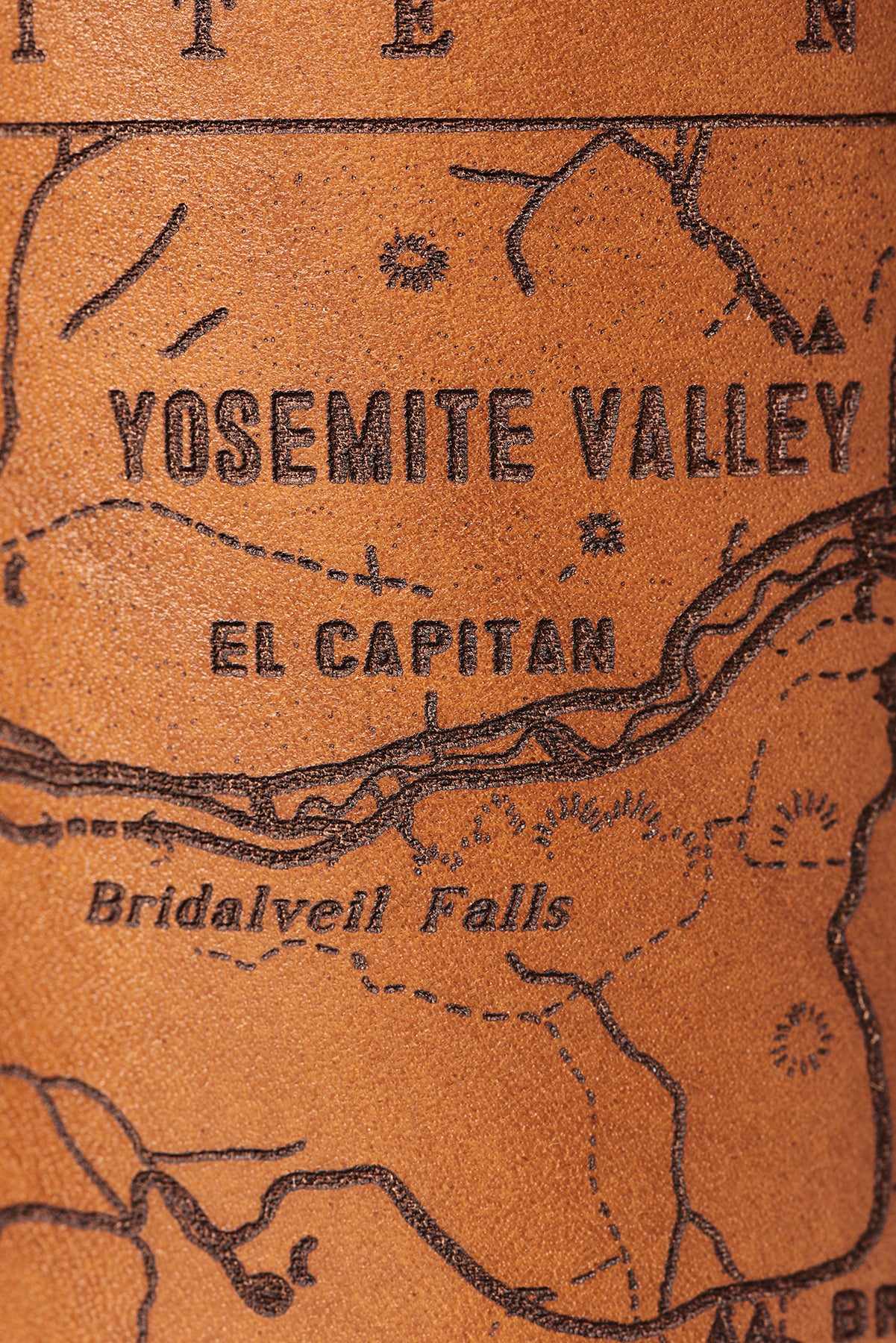 Yosemite National Park Map Travel Mug