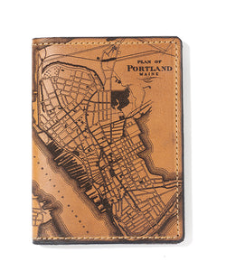 Portland, Maine Map Passport Wallet
